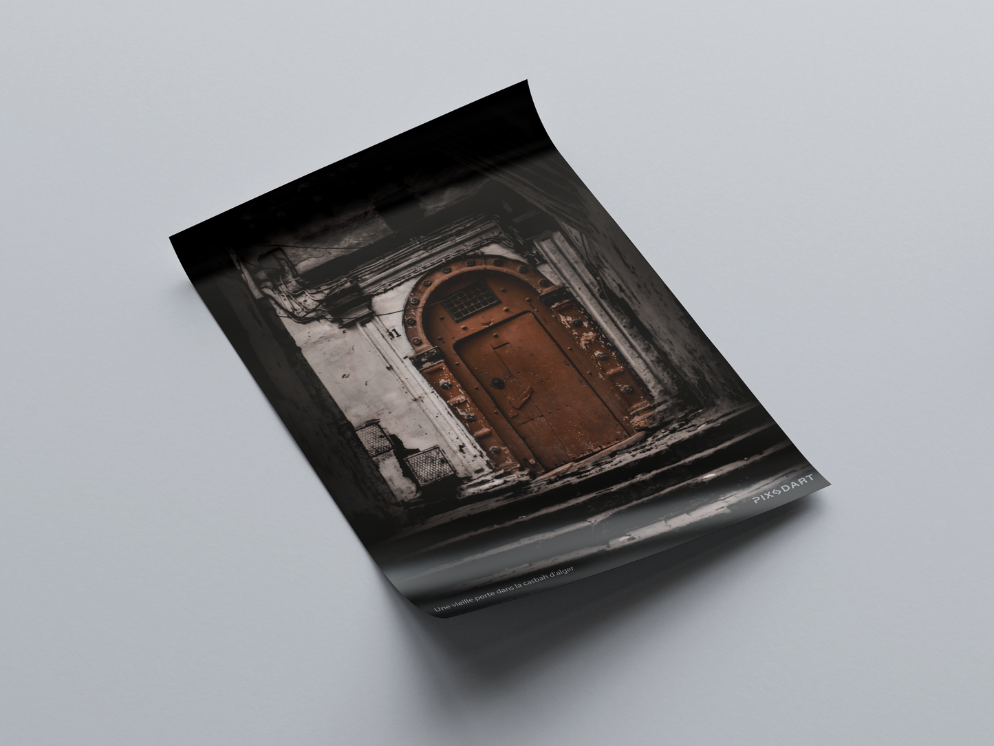 Une vieille porte dans la casbah d'alger